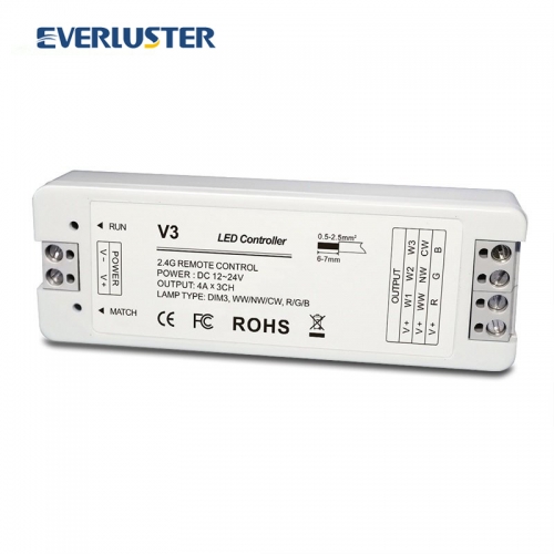 V3 3-Kanal-RF-Controller für RGB