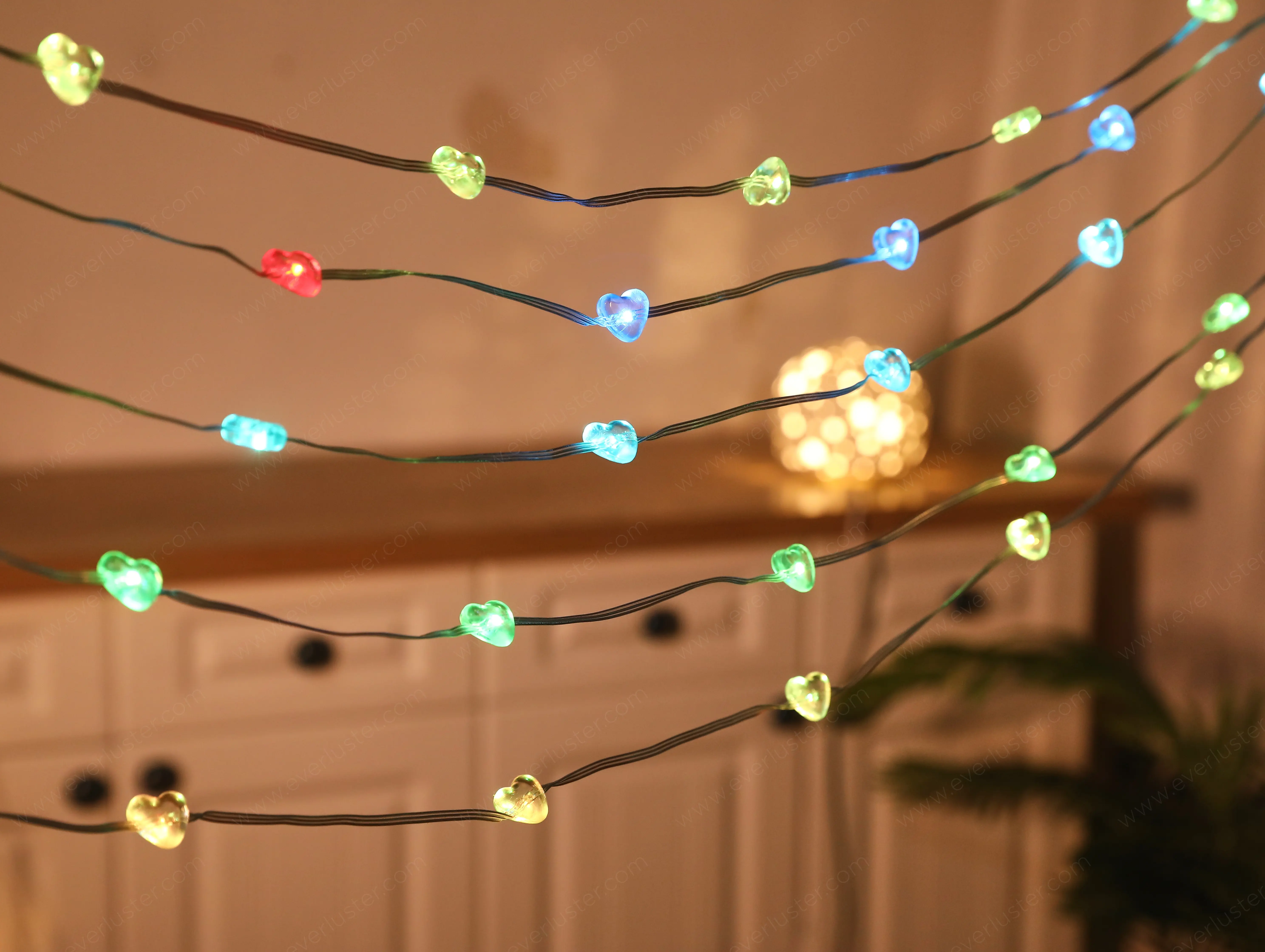 Newest Christmas string light fasion-Heart symbol