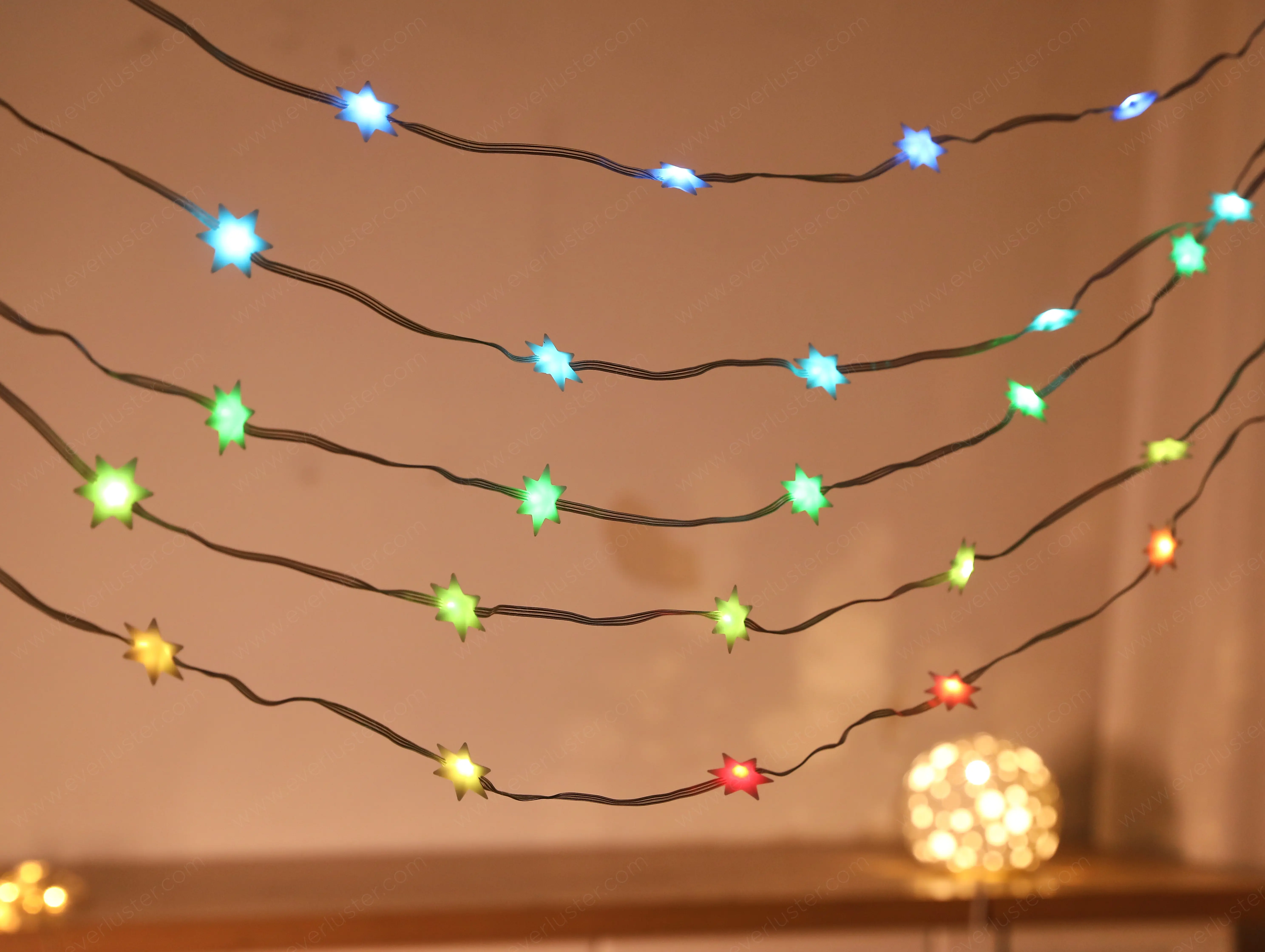 Newest Christmas string light fasion-Star symbol