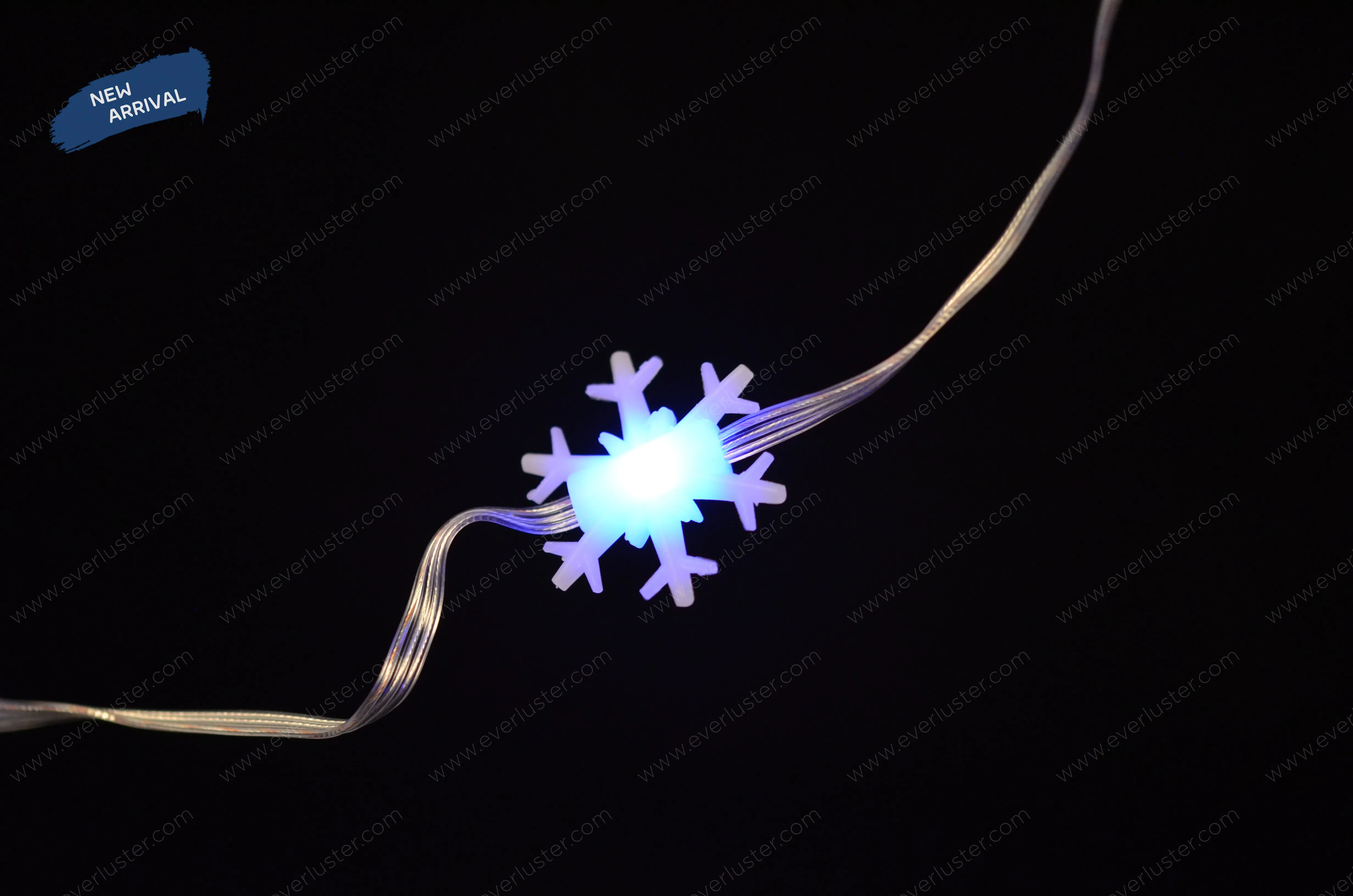 Outdoor IP44 Christmas string light with fahsion snowflake symbol