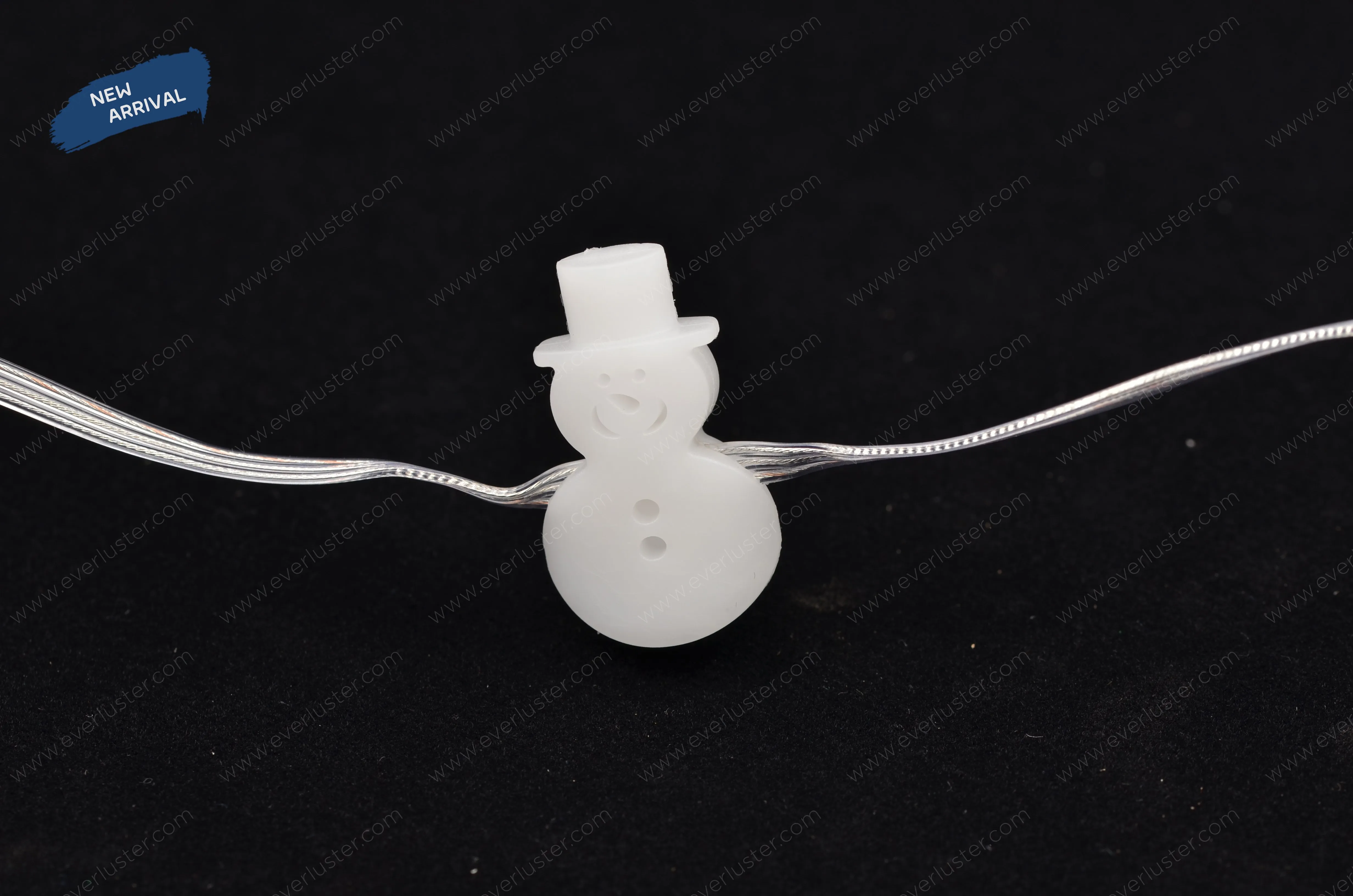 Cute snowman Christmas string lights