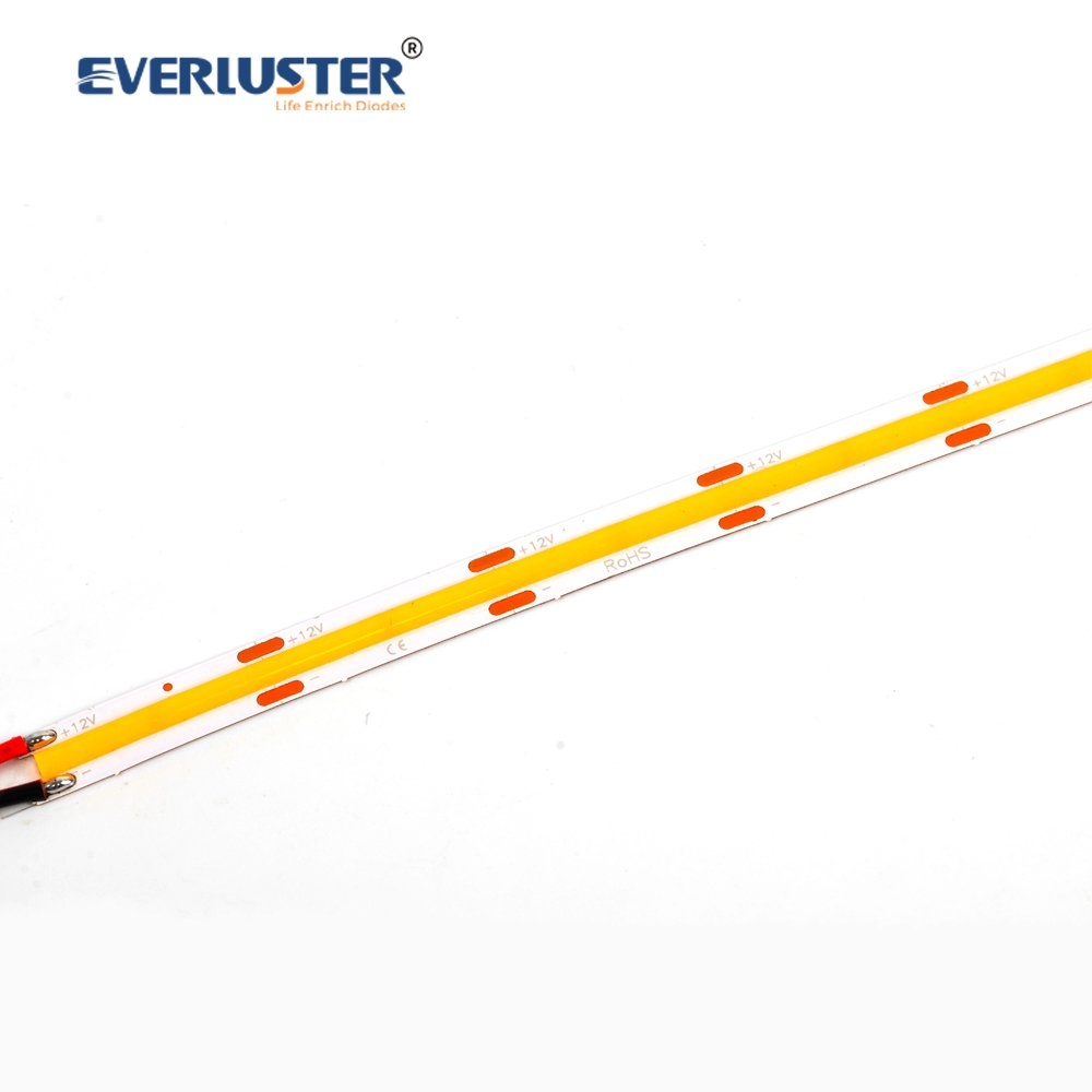 Einfarbige Serie – LED-COB-Lichtstreifen in bernsteinfarbener Farbe