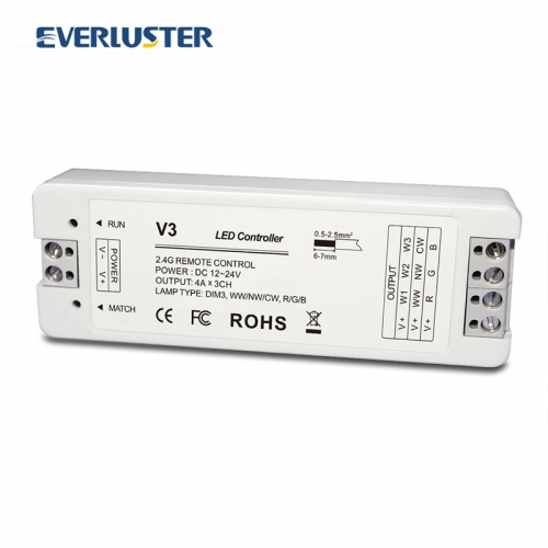 V3 3 Channel RF controller for RGB