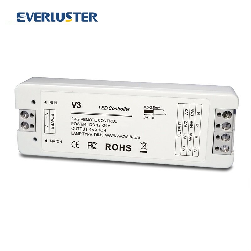 V3 3 Channel RF controller for RGB